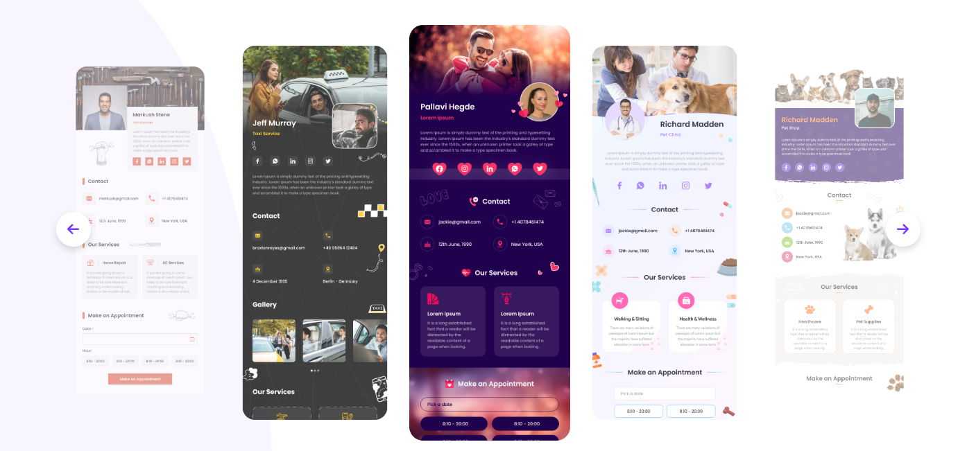 KP Cards – Digital Business Card Builder SaaS